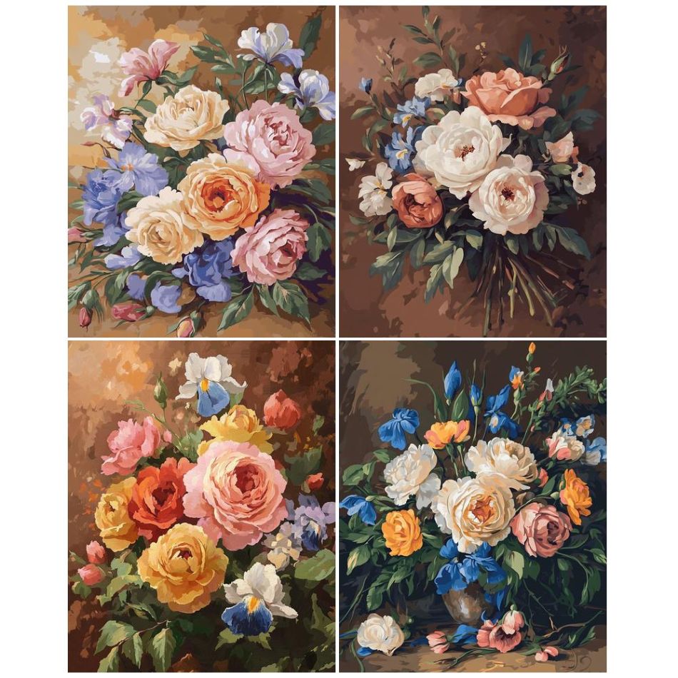 Art Craft Ideas For Adults - CHENISTORY 꽃 5D 다이아몬드 페인팅 키트