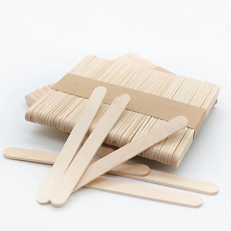 Eco Art Craft - 아이스크림 팝시클 스틱, 천연 나무 스틱,