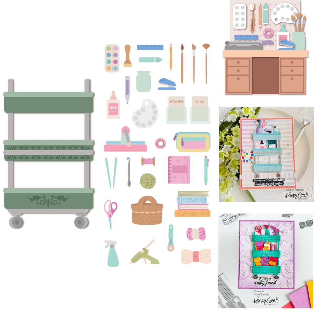Art Craft Furniture - 레이어즈 아트 & 공예 용품 카트