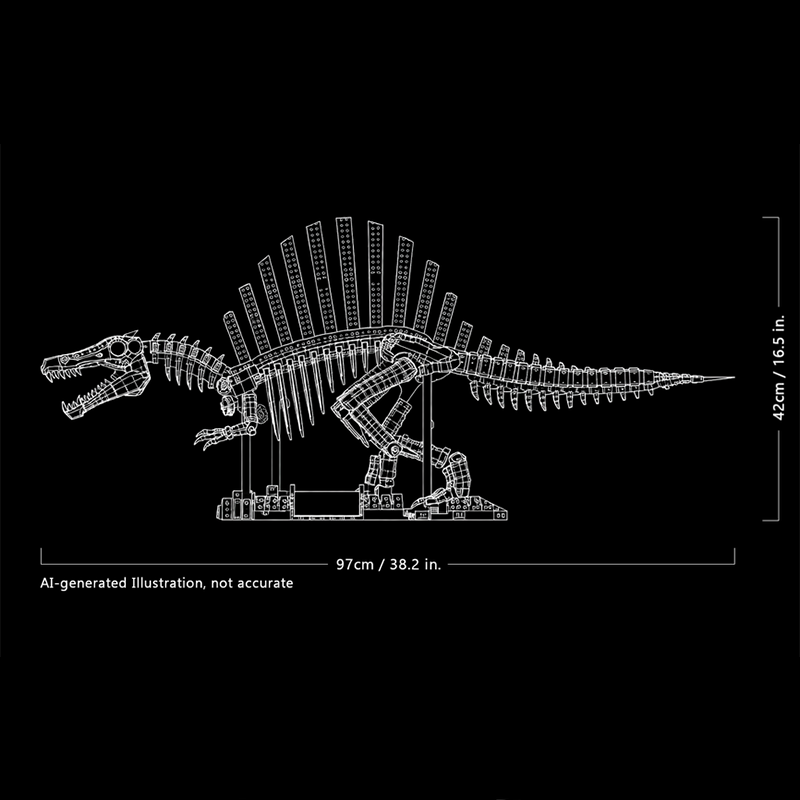 2246피스 MOC 공룡 스피노사우루스 화석 모델 조립 - Art Craft Dinosaurs 리뷰 및 가격