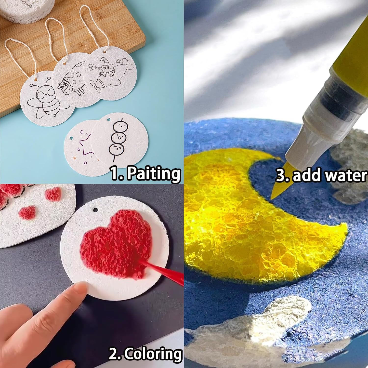 3D 퍼피 폼 텍스처 페인팅 종이 세트 (어린이 DIY - Art Craft With Paper 리뷰 및 가격