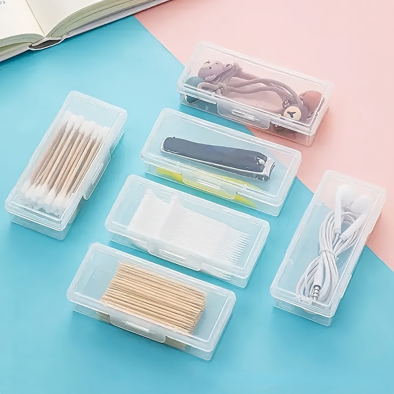 뚜껑이 있는 투명 플라스틱 보관함 12개 |   다용도 - Art Craft Organizer 리뷰 및 가격