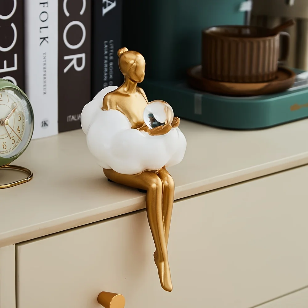 클라우드 걸 조각 추상 미술 피규어 조각상 현대 테이블 - Art Craft Furniture 리뷰 및 가격