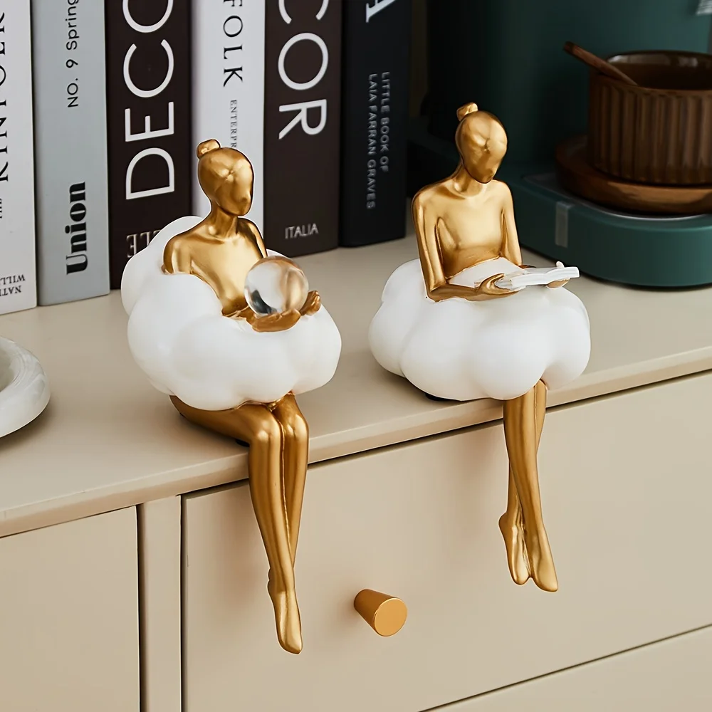 클라우드 걸 조각 추상 미술 피규어 조각상 현대 테이블 - Art Craft Furniture 리뷰 및 가격
