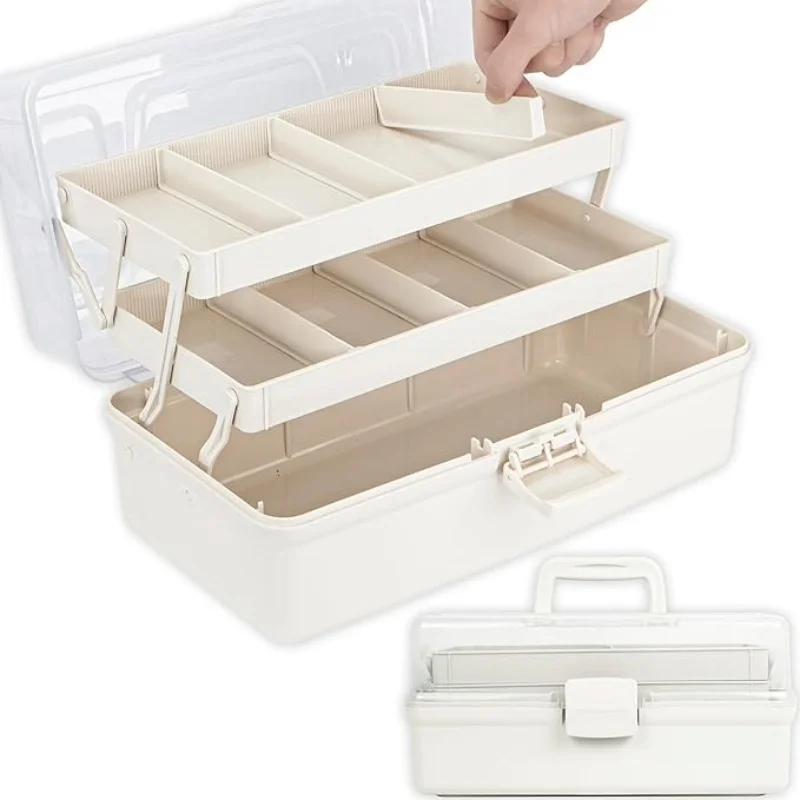 3단 플라스틱 분리형 수납함 공예 정리함 및 조절 가능 - Art Craft Organizer 리뷰 및 가격