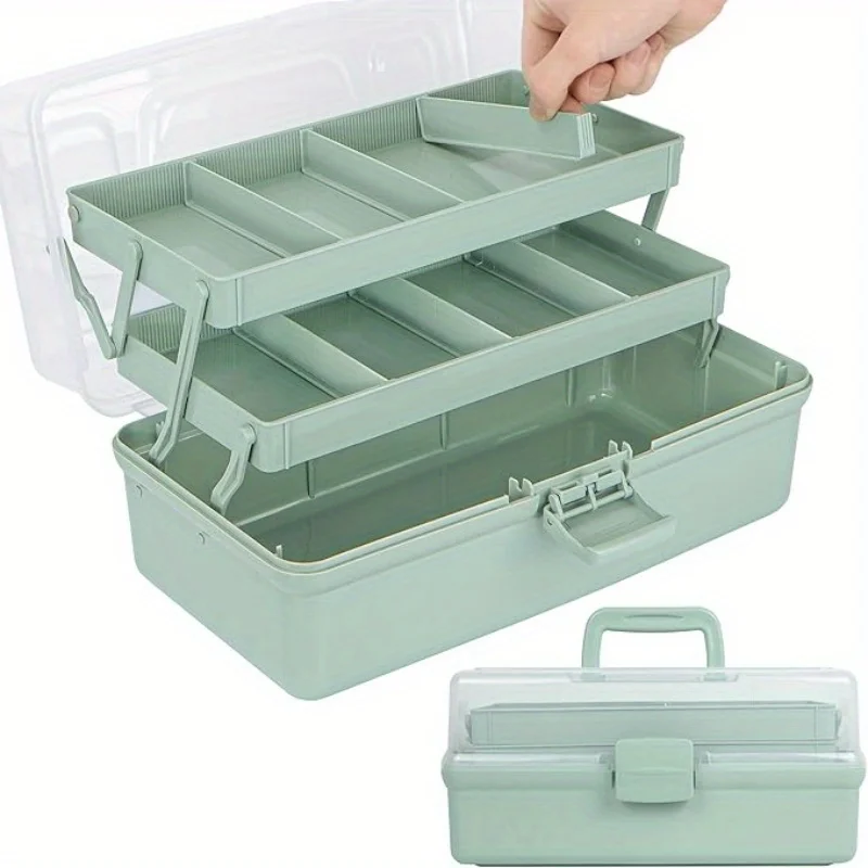 3단 플라스틱 분리형 수납함 공예 정리함 및 조절 가능 - Art Craft Organizer 리뷰 및 가격