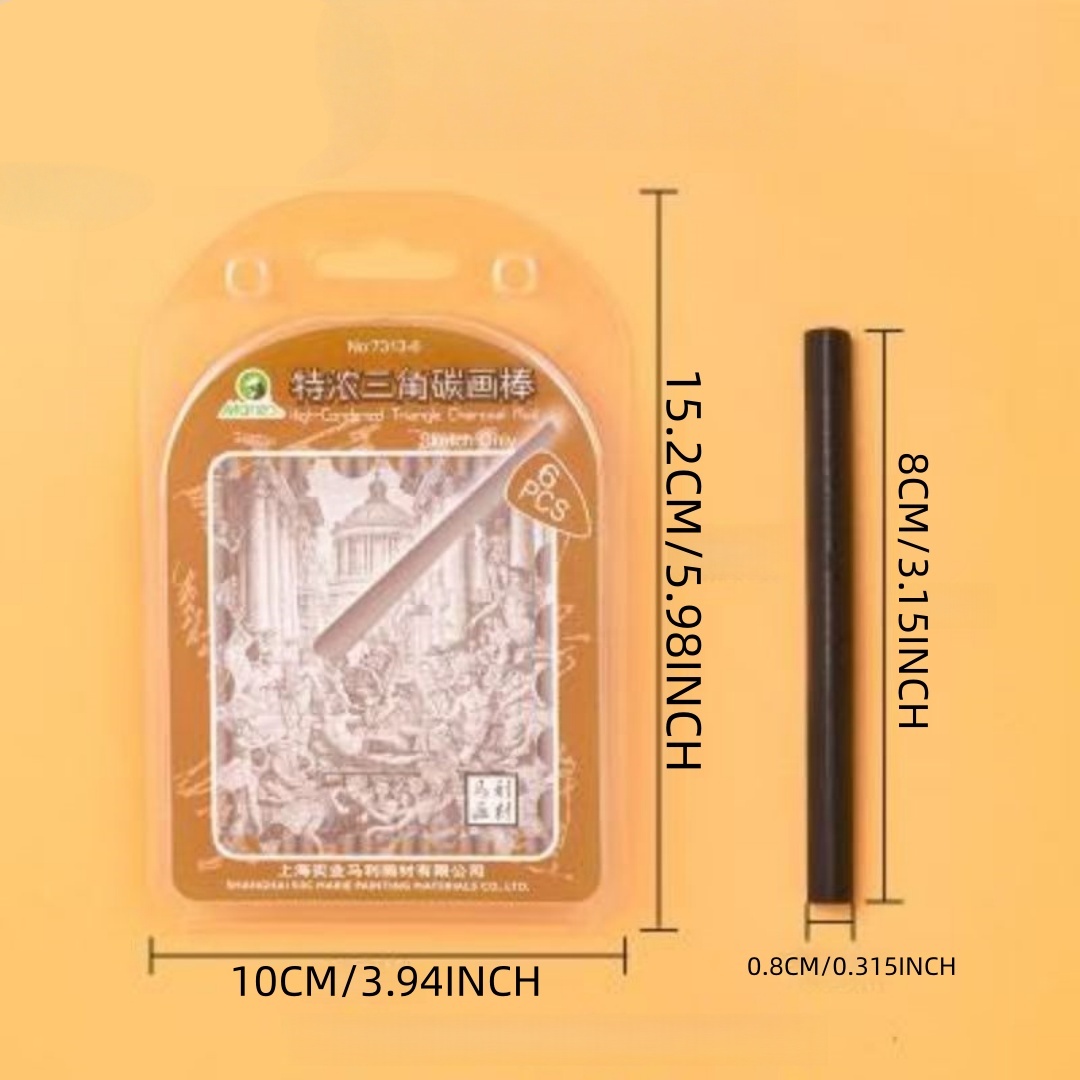 삼각형 숯 드로잉 스틱, 숯 연필 스트립, 숯 연필 세 - Sketching Charcoal Set 리뷰 및 가격