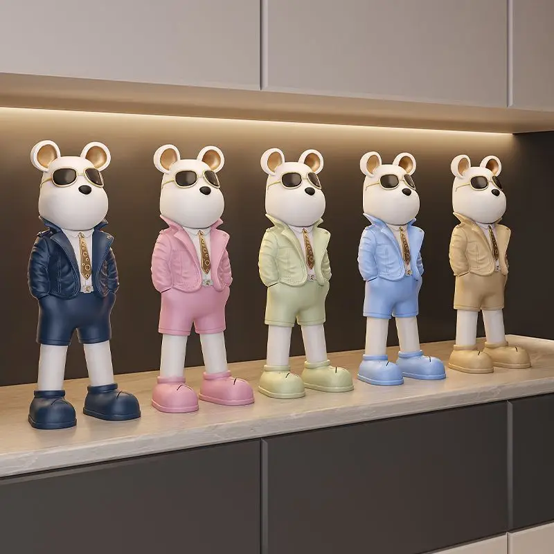 크리 에이 티브 Sunnies 곰 동상, 테이블 장식, - Art Craft Furniture 리뷰 및 가격