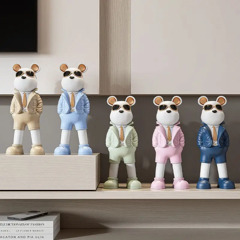 크리 에이 티브 Sunnies 곰 동상, 테이블 장식, - Art Craft Furniture 리뷰 및 가격