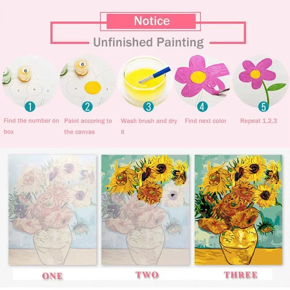 성인 초보자를 위한 페인트 바이 넘버스 키트 40X50 - Tv Art And Craft 리뷰 및 가격