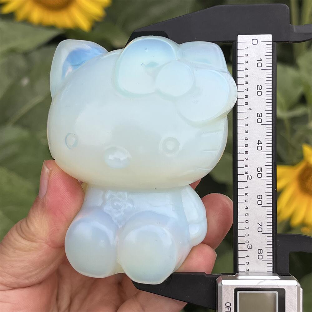 8.4cm 산리오 헬로키티 KT 고양이 오팔라이트 석영 - Tv Art And Craft 리뷰 및 가격