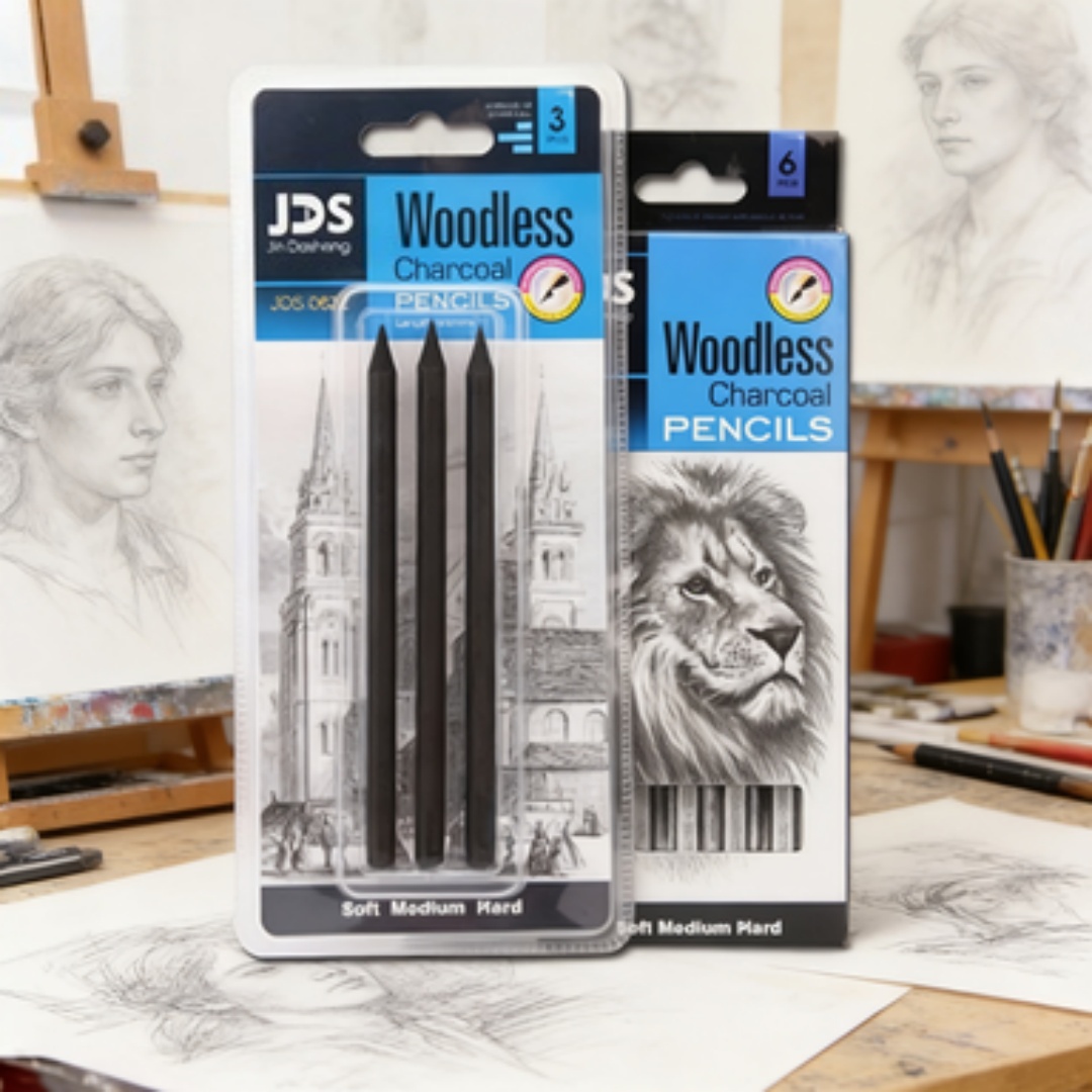 전문가용 숯 연필 세트 (소프트, 미디엄, 하드), 학 - Sketching Charcoal Set 리뷰 및 가격