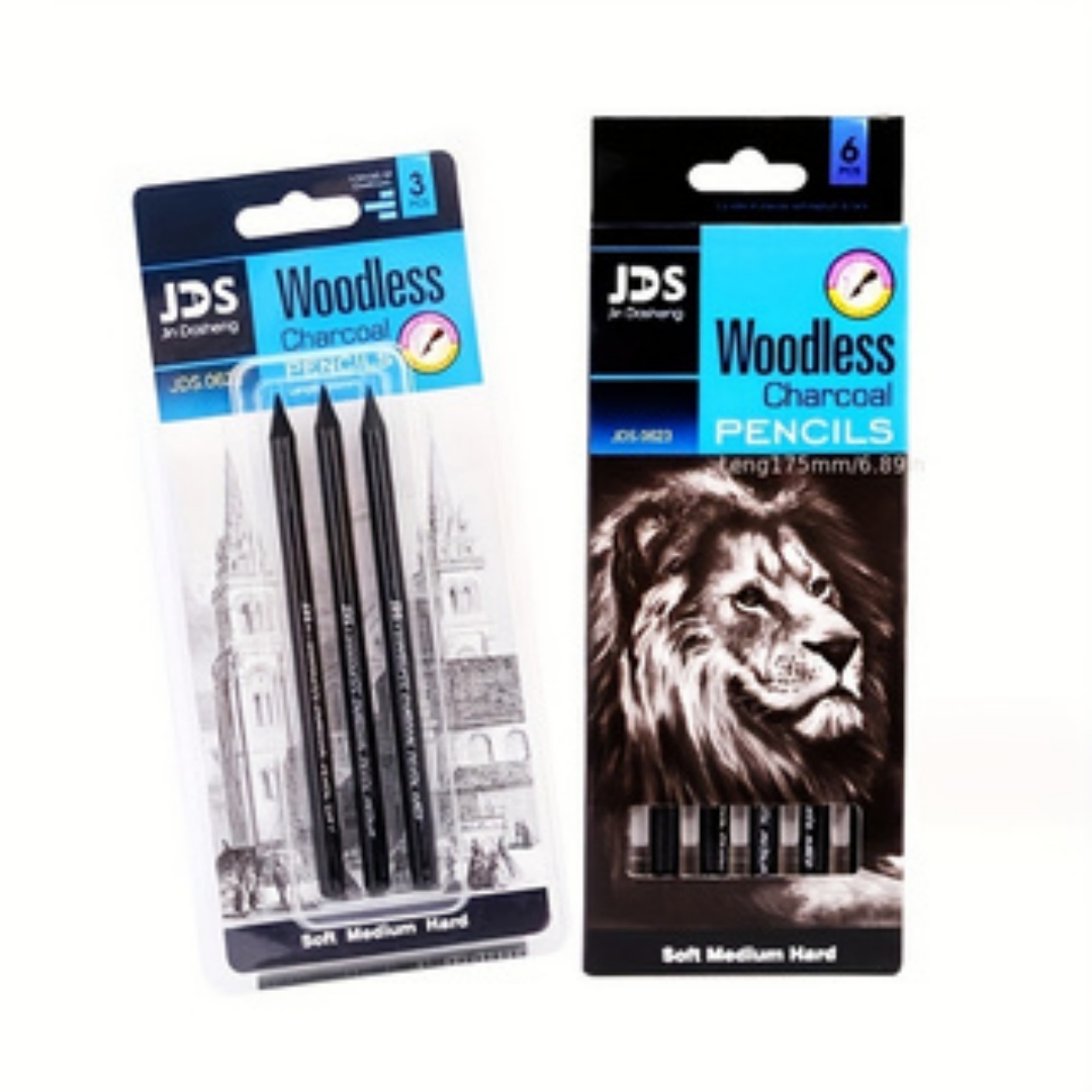 전문가용 숯 연필 세트 (소프트, 미디엄, 하드), 학 - Sketching Charcoal Set 리뷰 및 가격
