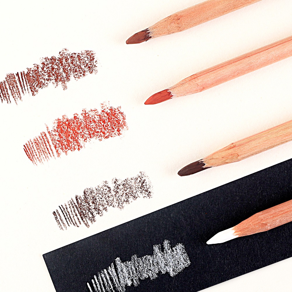 4Pcs 전문 스케치 숯 연필 세트 컬러 소프트 파스텔 - Sketching Charcoal Set 리뷰 및 가격
