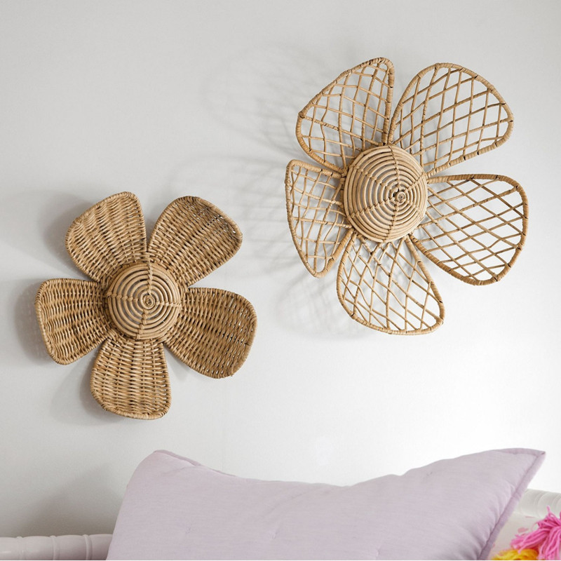 INS 북유럽 짠 등나무 꽃 벽 장식품 자연 등나무 공 - Art Craft Furniture 리뷰 및 가격