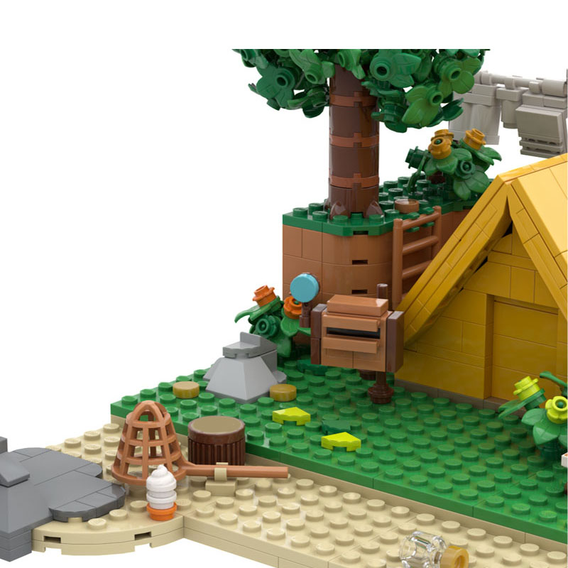 909pcs MOC 동물 교차로 마을 주민 텐트 모델  - Art Craft Village 리뷰 및 가격