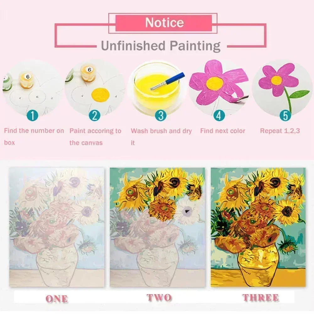 빌리지 페인트 바이 넘버스 페인팅 데코 드로잉 키트 풍 - Art Craft Village 리뷰 및 가격