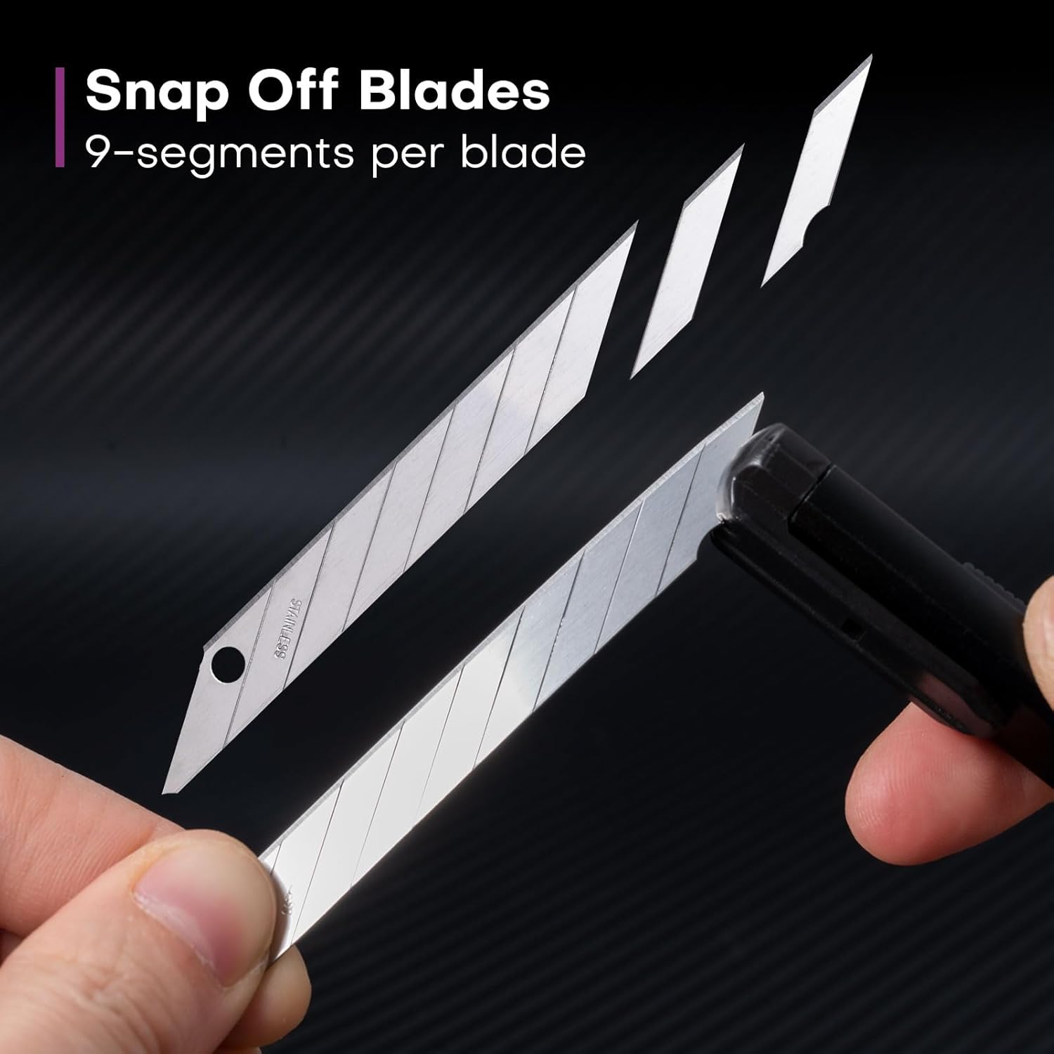 FOSHIO 스테인리스 스틸 교체 칼날 9mm 유틸리티 - Art Craft Knife 리뷰 및 가격