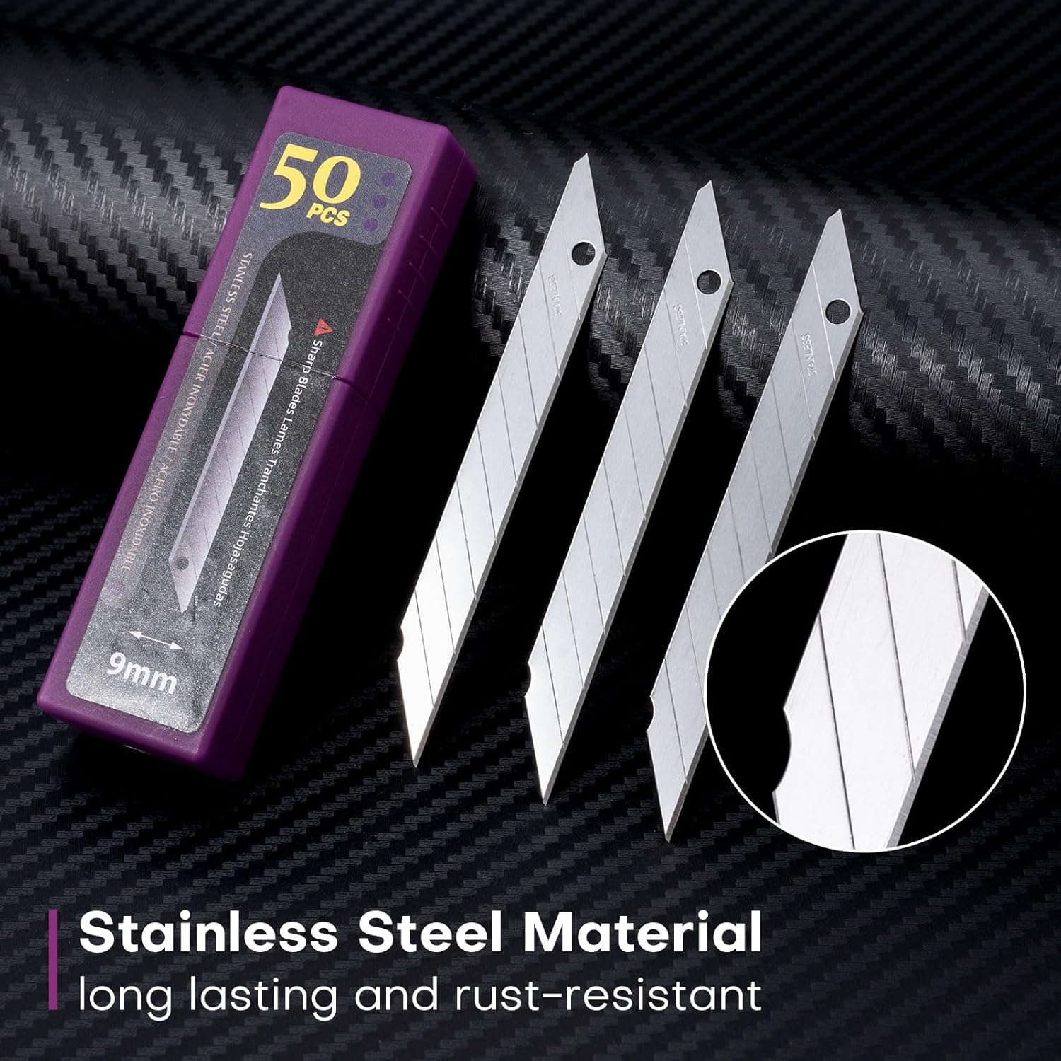 FOSHIO 스테인리스 스틸 교체 칼날 9mm 유틸리티 - Art Craft Knife 리뷰 및 가격