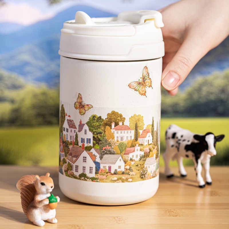 6롤 세트 6cm×200cm 빌리지 테마 PET 테이프 - Art Craft Village 리뷰 및 가격