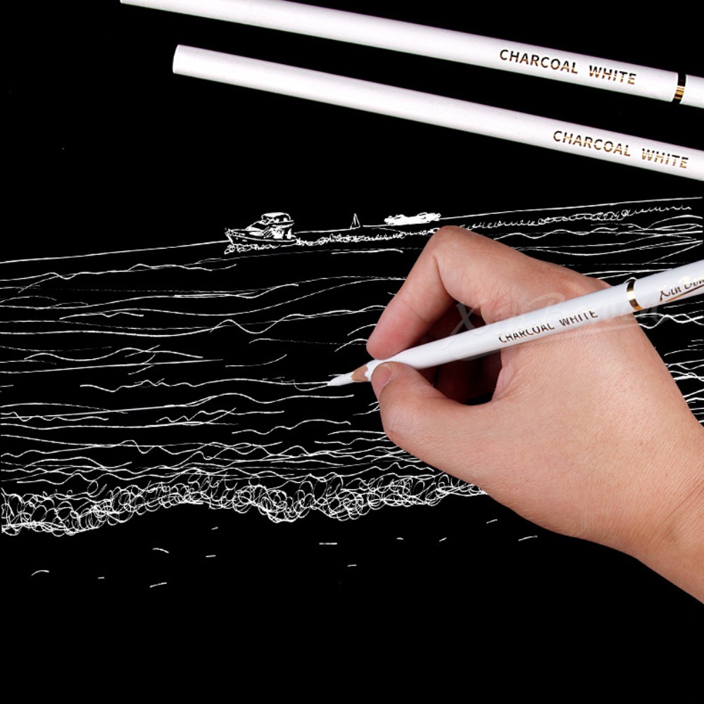 3개입 소프트/미디엄/하드 목탄 연필 세트 드로잉 연필 - Sketching Charcoal Set 리뷰 및 가격