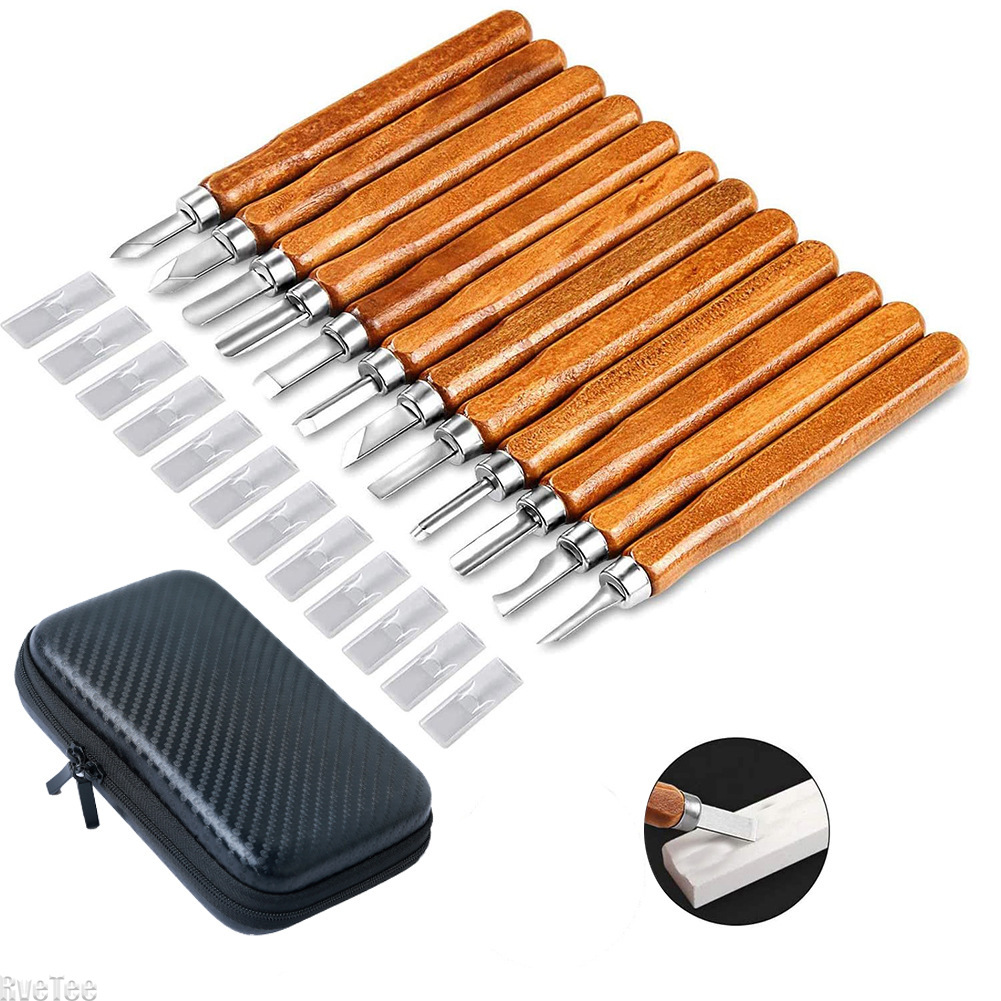 12Pcs SK2 목공 조각 도구 세트 가방 포함 HR - Art Craft Knife 리뷰 및 가격