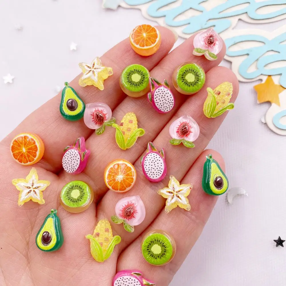 송진 귀여운 미니 컬러풀 아보카도 키위 오렌지 옥수수  - Art Craft Vegetables 리뷰 및 가격