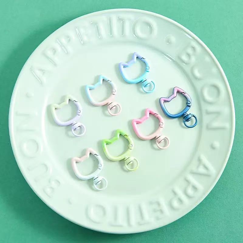 5-10PCS 그라디언트 귀여운 고양이 걸쇠 개방형 커 - Art Craft Diy 리뷰 및 가격
